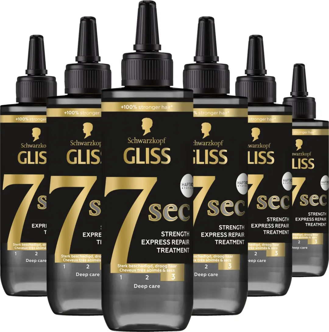 Gliss Ultimate Repair 7 Sec Express Treatment Keratine Haarmasker - 6x200ml