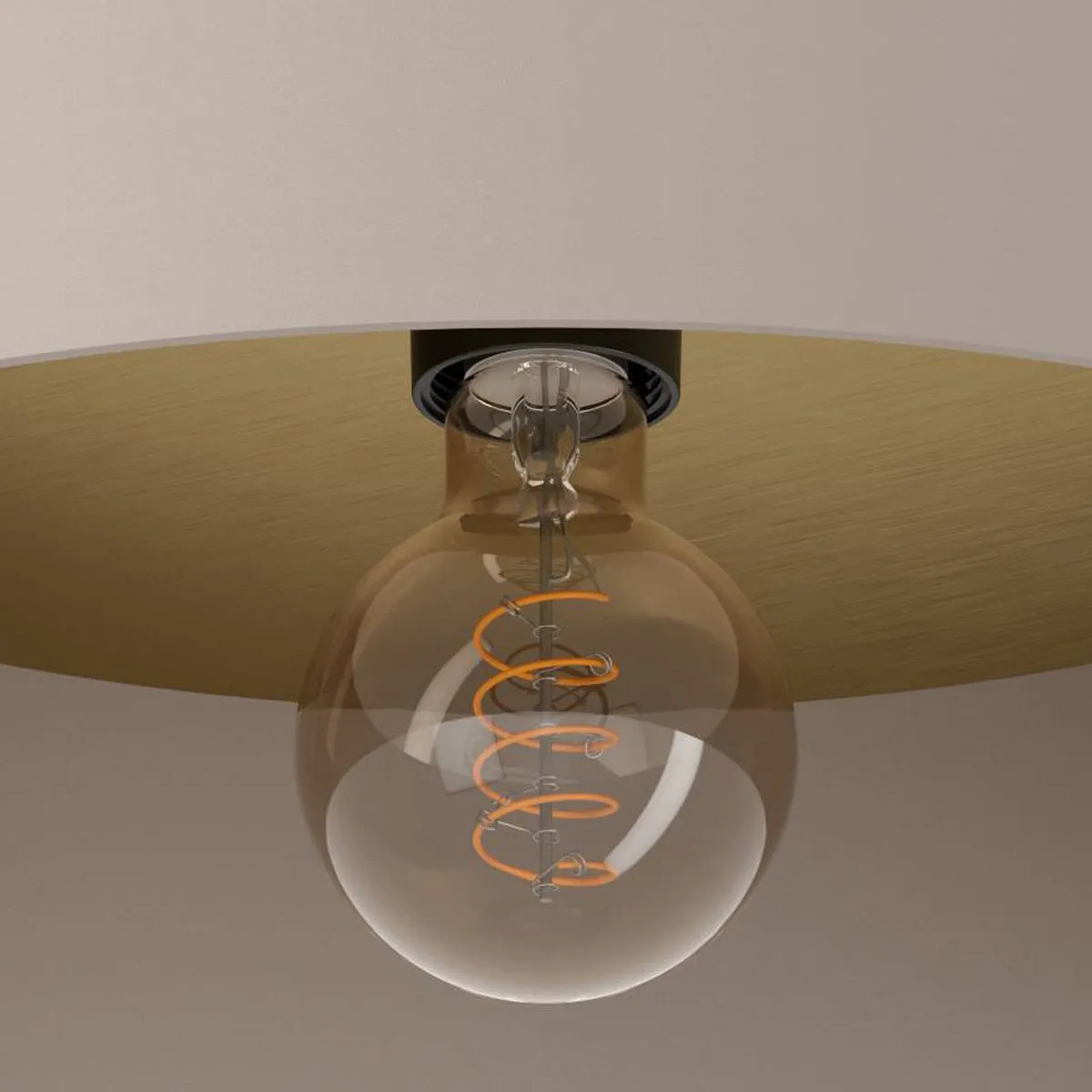 Eglo Duaia Plafondlamp E27 Ø42cm - Taupe