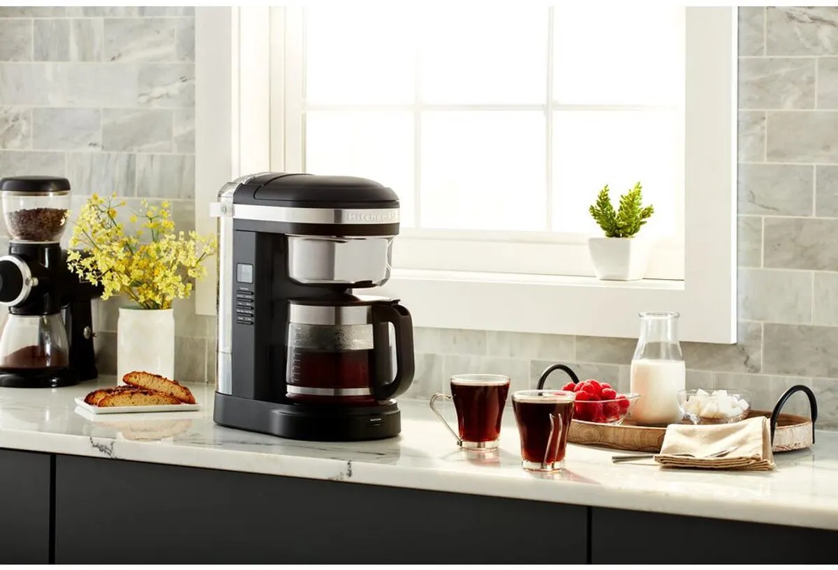 KitchenAid 5KCM1209EOB Koffiezetapparaat - 12 Kopjes - 1100W - Onyx Black - afbeelding 6 van 6