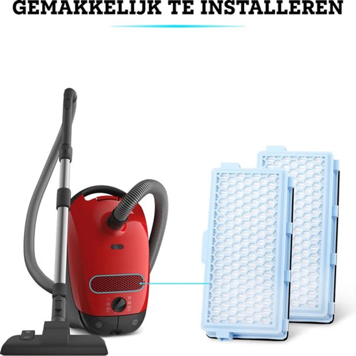 Miele Actieve HEPA-filterset 2 Stuks - Blauw