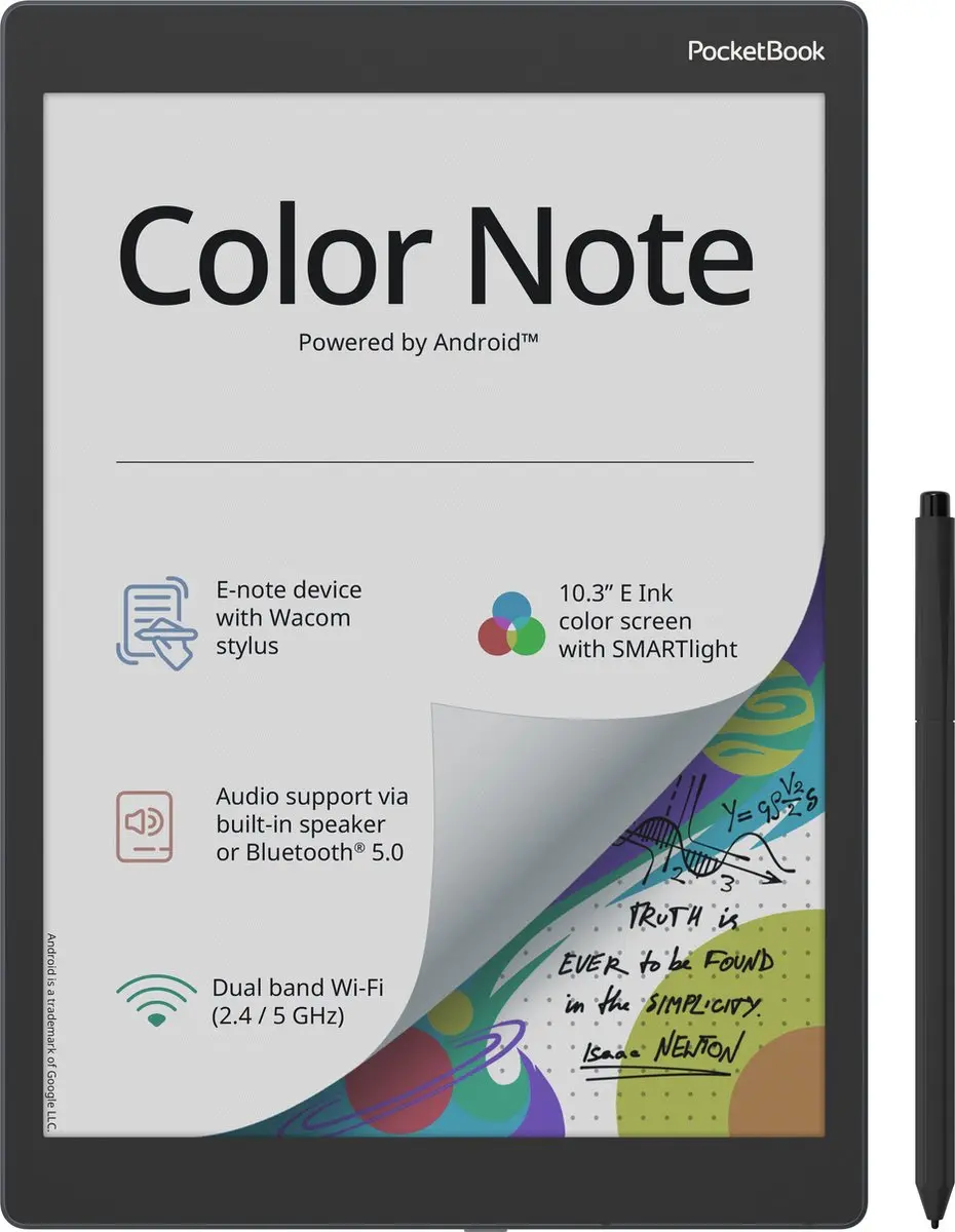 PocketBook Color Note PB1041-1-WW-B E-Reader