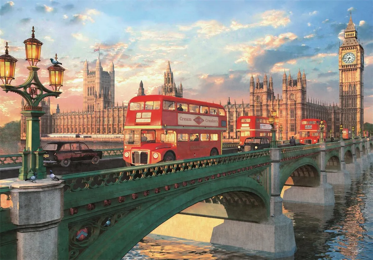 Clementoni Westminster Bridge Puzzel 500 Stuks - Multikleur