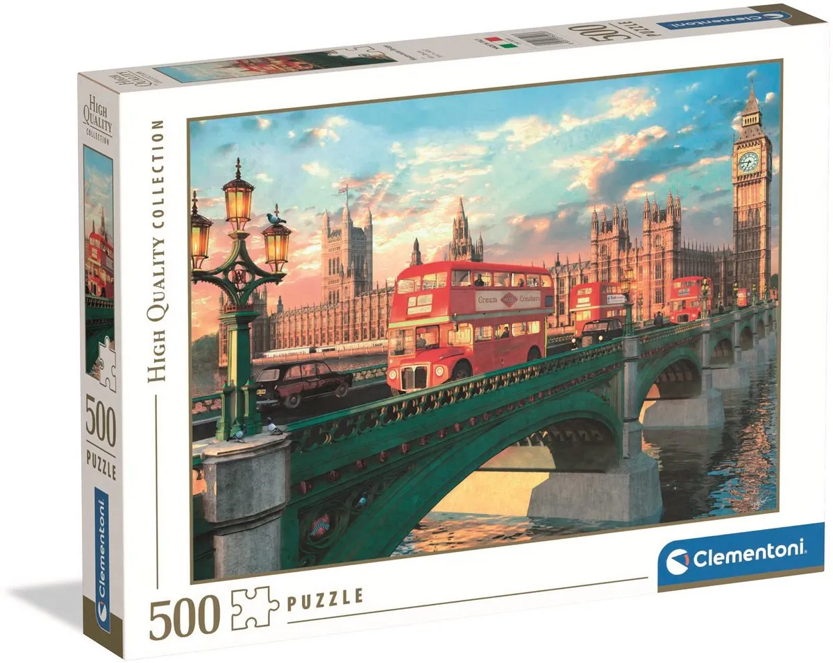 Clementoni Westminster Bridge Puzzel 500 Stuks - Multikleur