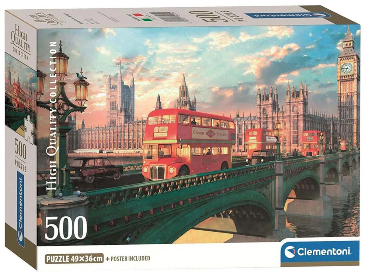 Clementoni Westminster Bridge Puzzel 500 Stuks - Multikleur