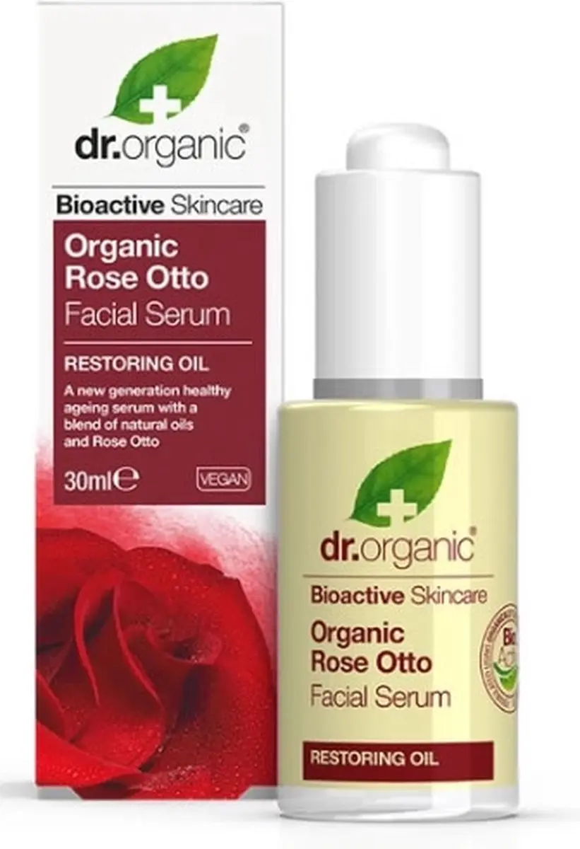 Dr. Organic Rozen Gezichtsserum 30ml - afbeelding 6 van 6