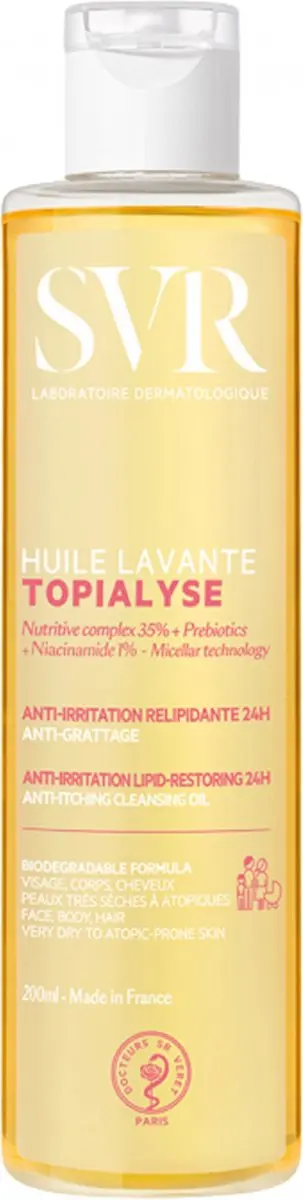 SVR Topialyse Schoonmaakster Lichaamsolie 200ml