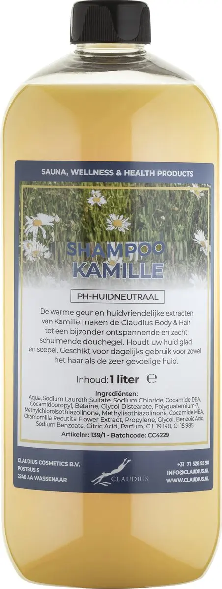 Splashbox Cosmetics Kamille Shampoo 1L