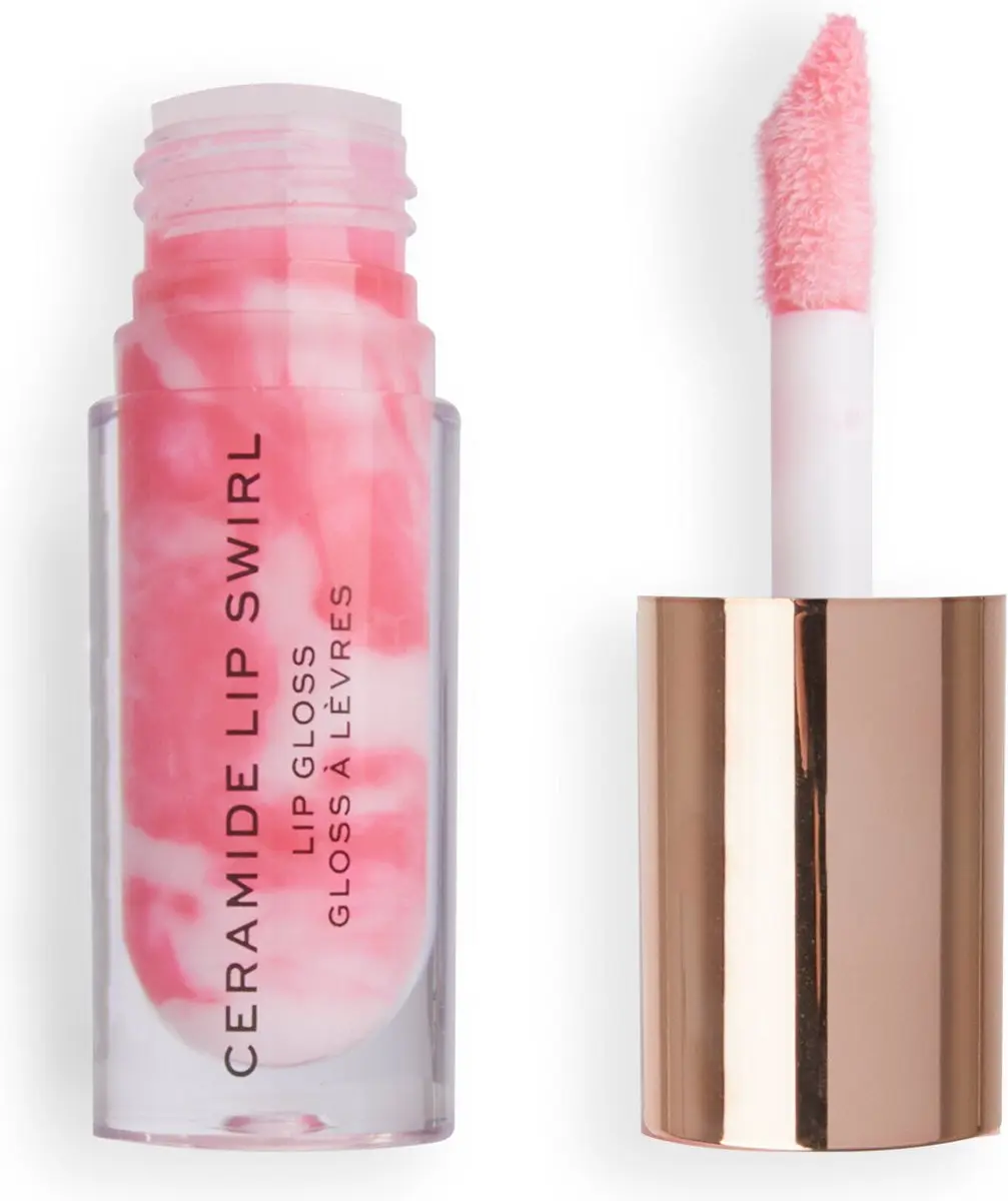 Makeup Revolution Lip Swirl Ceramide Gloss Sweet Soft Pink
