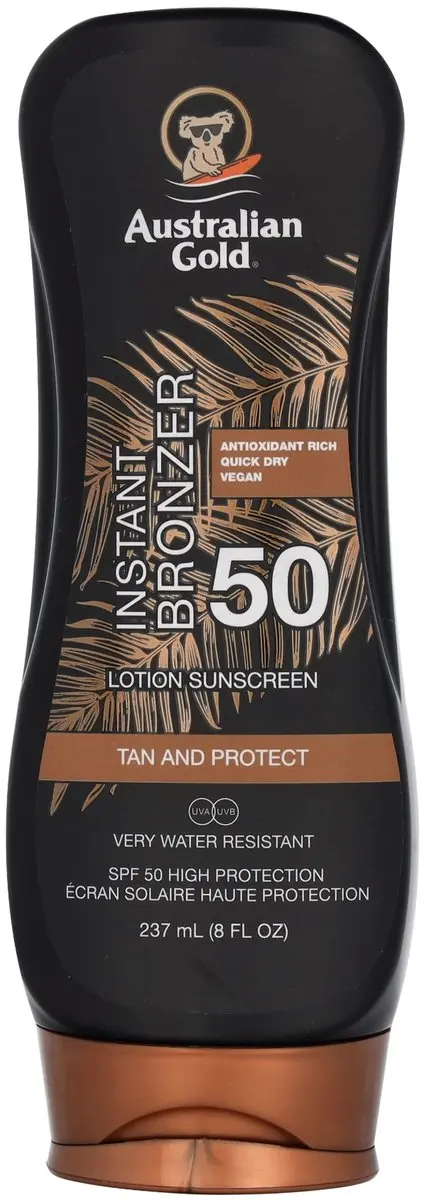 Australian Gold SPF 50 Lotion met Bronzer 237ml