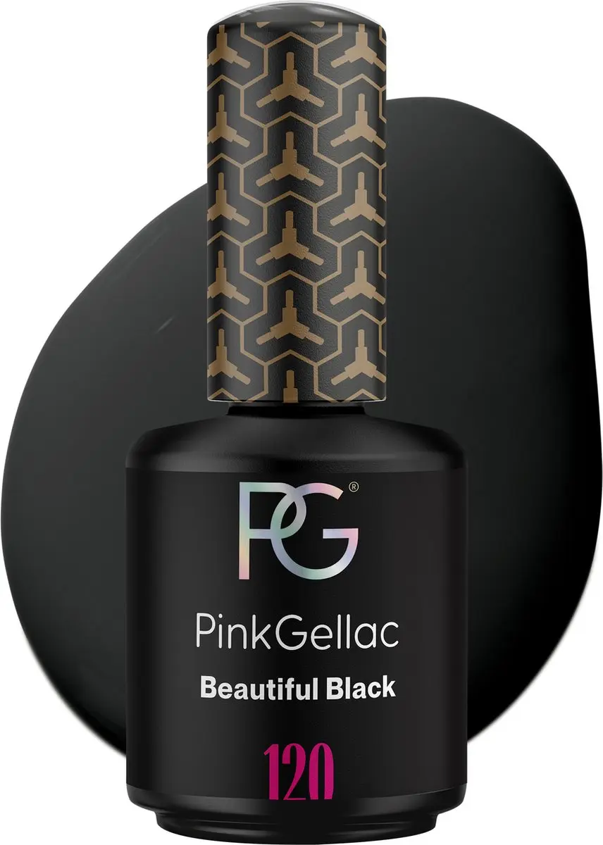 Pink Gellac Beautiful Black 120 Gel Nagellak 15ml