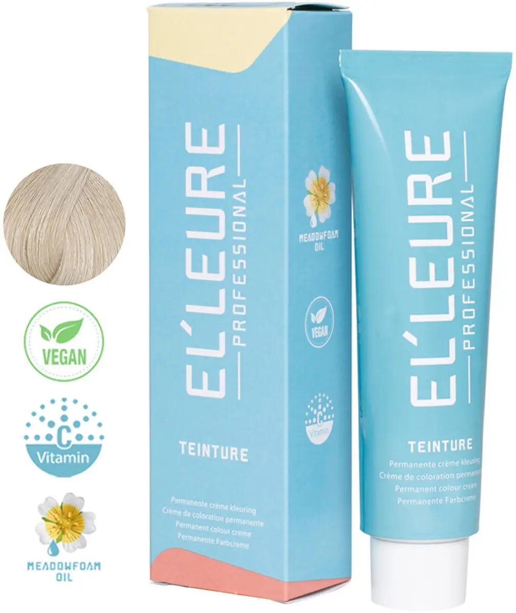 Elleure Haarverf 100.17 Zeer Licht Asvioletblond 100ml