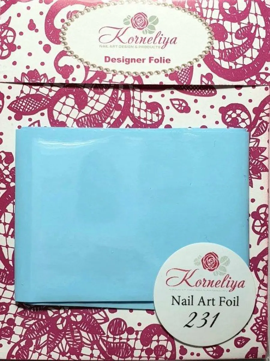 Korneliya Nailart Folie Mat Craquelé Babyblauw 231