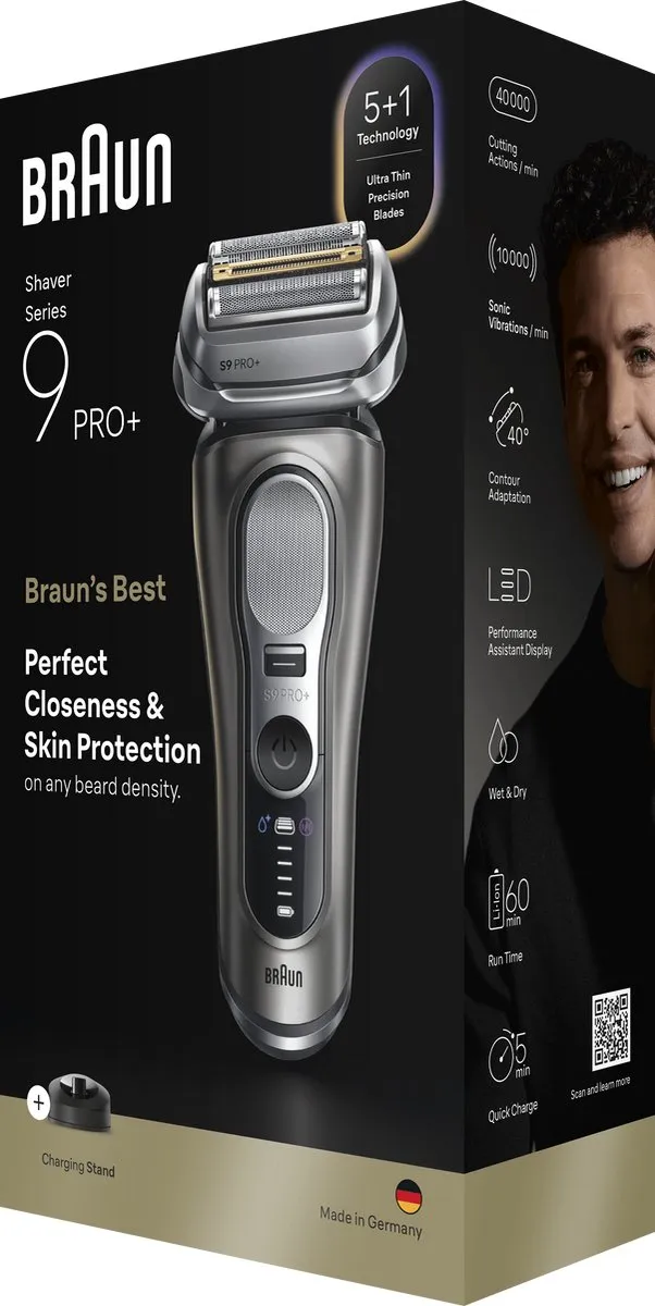 Braun Series 9 PRO+ 9615S Elektrisch Scheerapparaat - Grafiet
