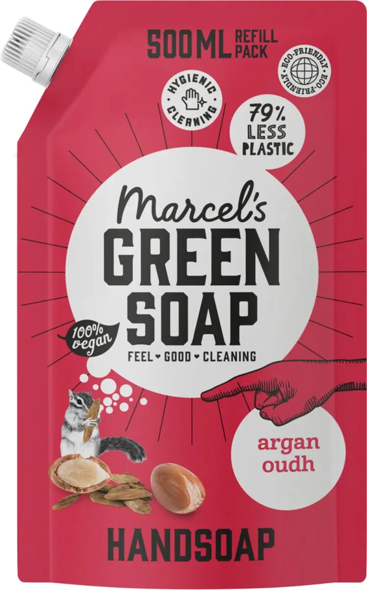 Marcel's Green Soap Handzeep Argan & Oudh 500ml