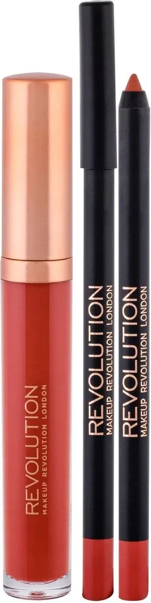 Makeup Revolution Retro Luxe Matte Lip Kit Regal - 5.5ml (2 stuks)