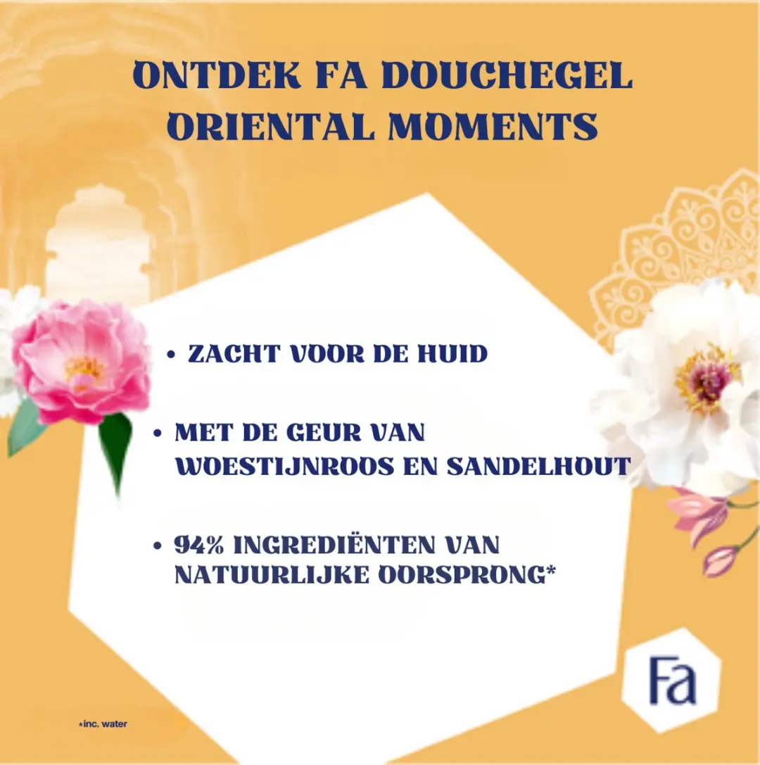 Fa Oriental Moments Douchegel - 6 x 250ml - afbeelding 6 van 6