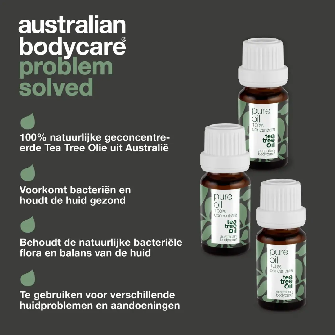 Australian Bodycare Pure Tea Tree Olie 3x30ml - 90ml