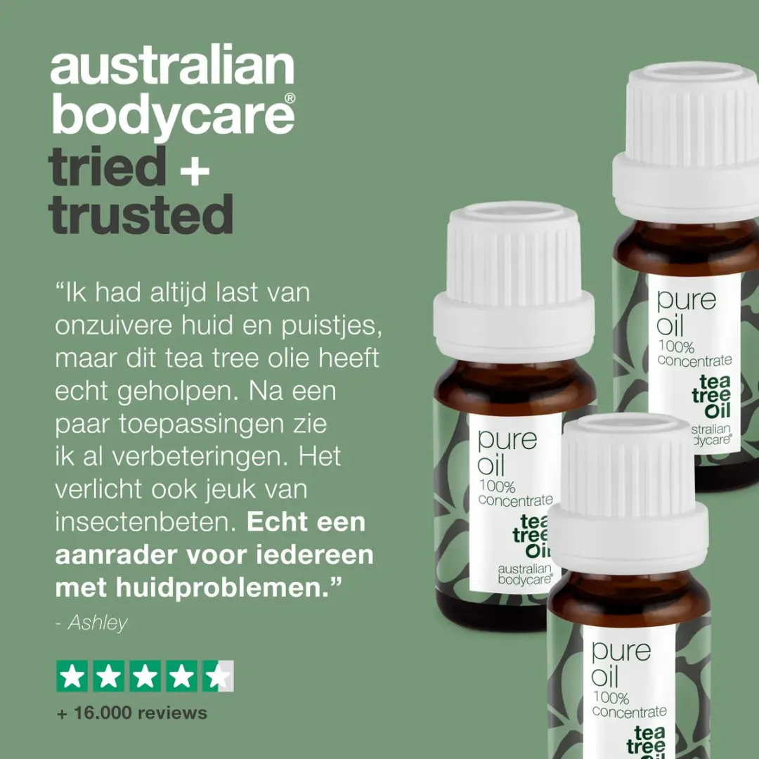 Australian Bodycare Pure Tea Tree Olie 3x30ml - 90ml