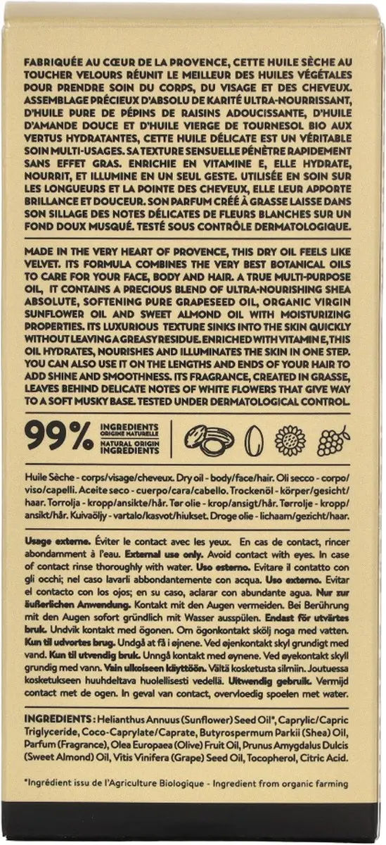 Compagnie de Provence Shea Ultra Nourishing Dry Oil 100ml - afbeelding 6 van 6