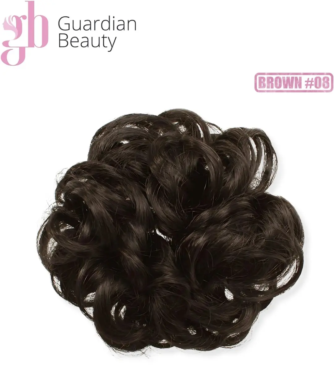 Guardian Beauty Messy Bun Haarwrap Extensie - Bruin #08