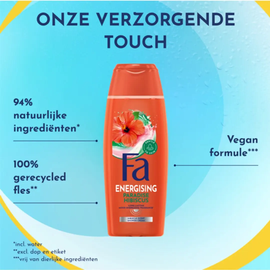 Fa Douchegel Paradise Hibiscus 250ml - 12 Stuks