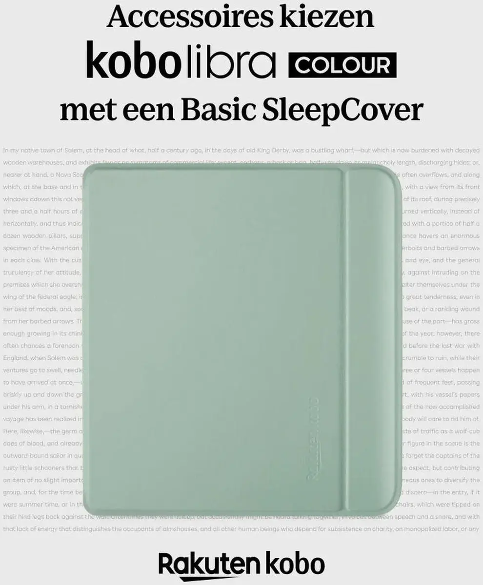Kobo Libra Colour Hoes - Groen - Slaapfunctie - afbeelding 6 van 6