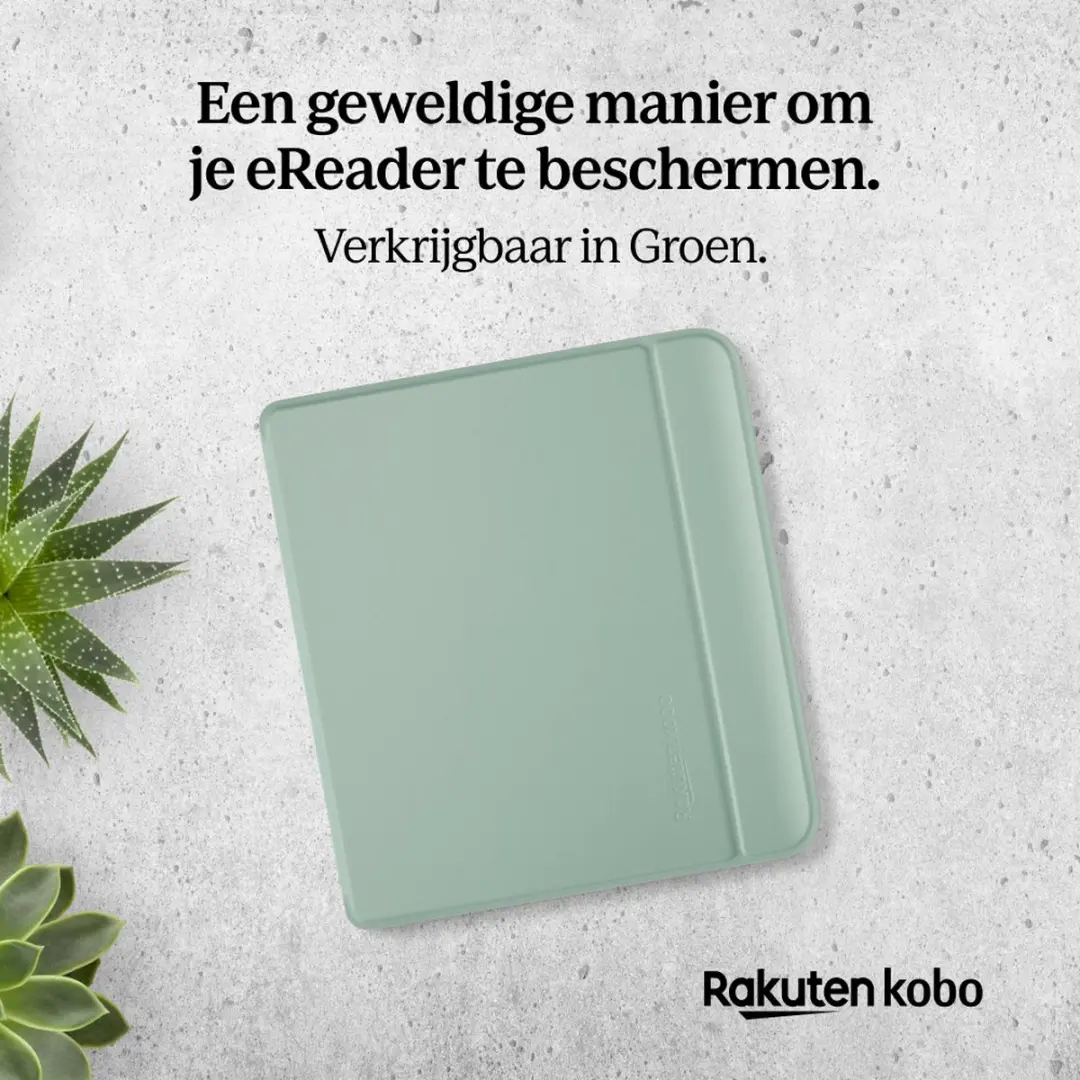 Kobo Libra Colour Hoes - Groen - Slaapfunctie