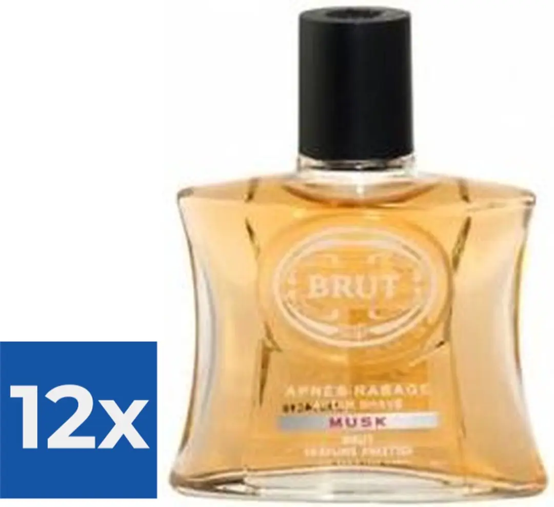 Brut Musk Aftershave Lotion 100ml - 12 Stuks