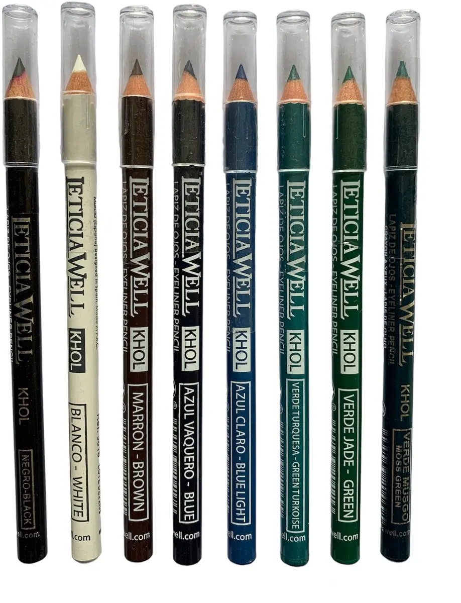 Leticia Well Set 8 Oogpotloden Kajal Eyeliner