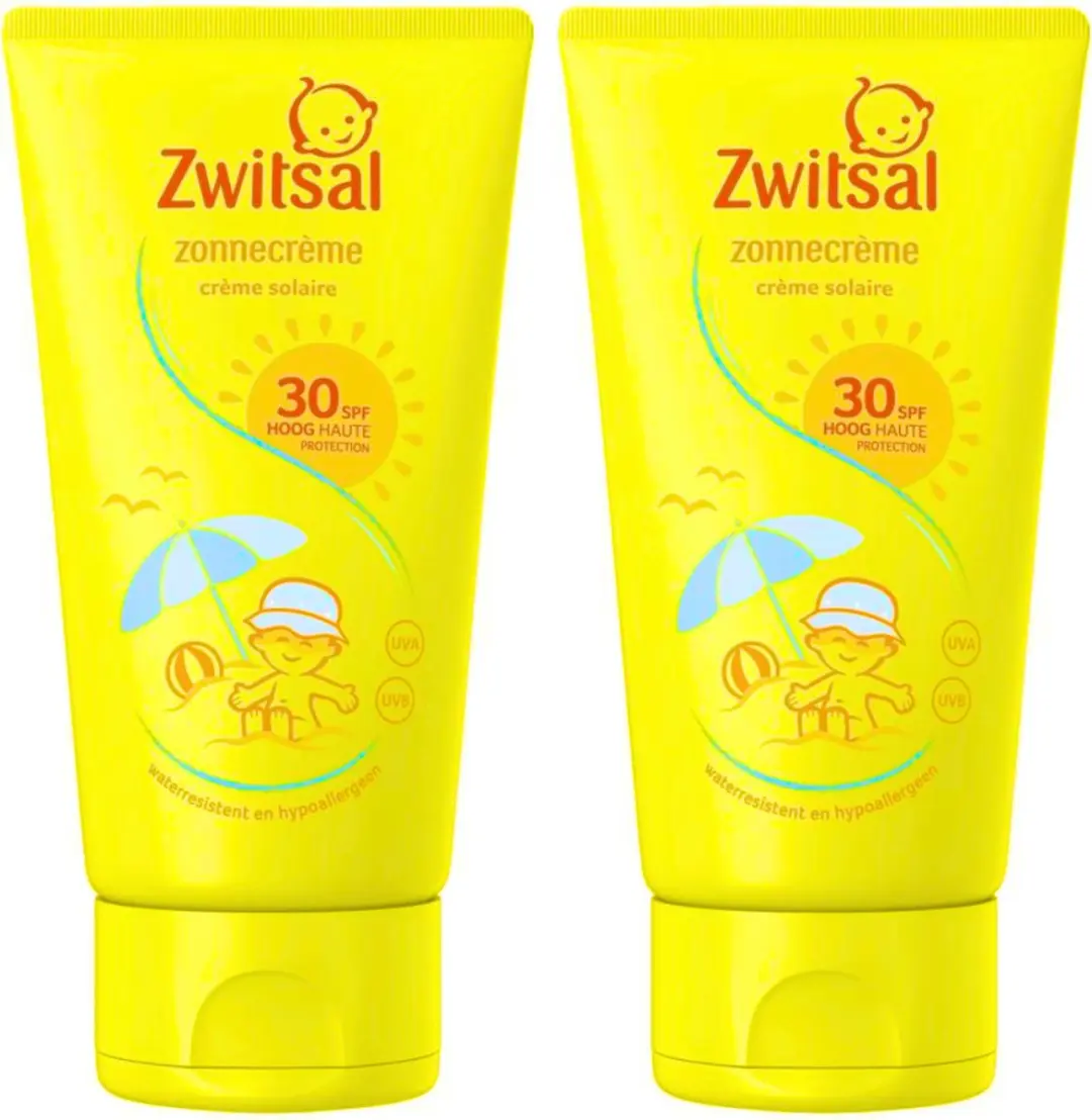 Zwitsal Zonnecrème SPF 30+ 2x150ml