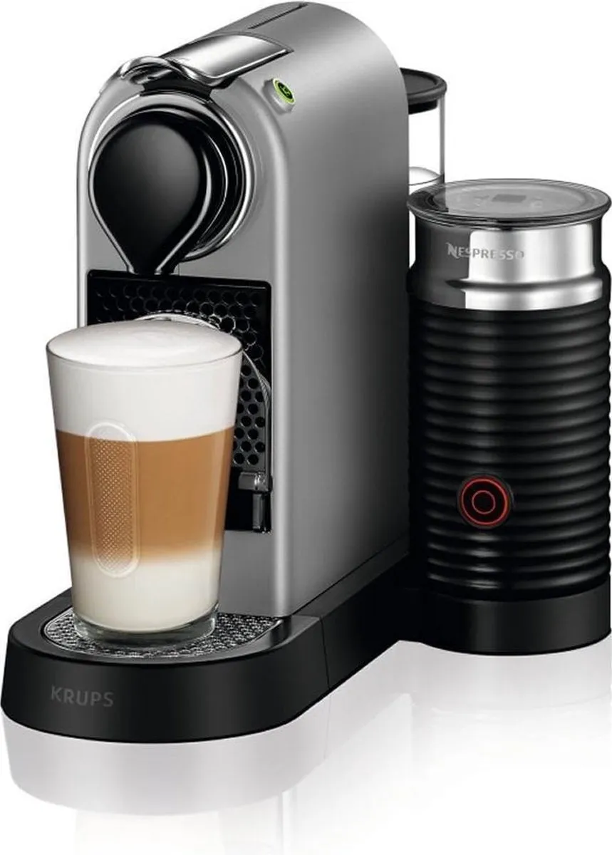 Krups Nespresso Citiz & Milk XN761B Koffiecupmachine - Zilver
