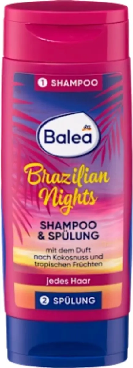 Balea Shampoo & Conditioner Reisverpakking 100ml - Brazilian Nights