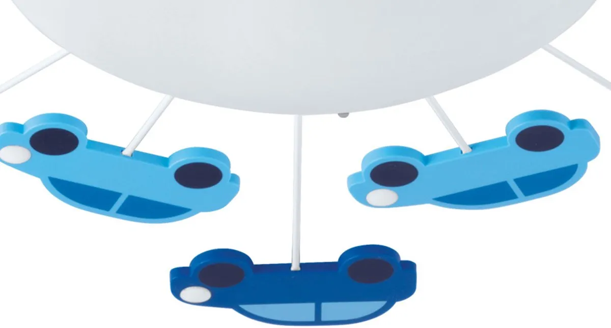 Eglo Viki 1 Plafondlamp E27 Ø63cm - Blauw/Wit