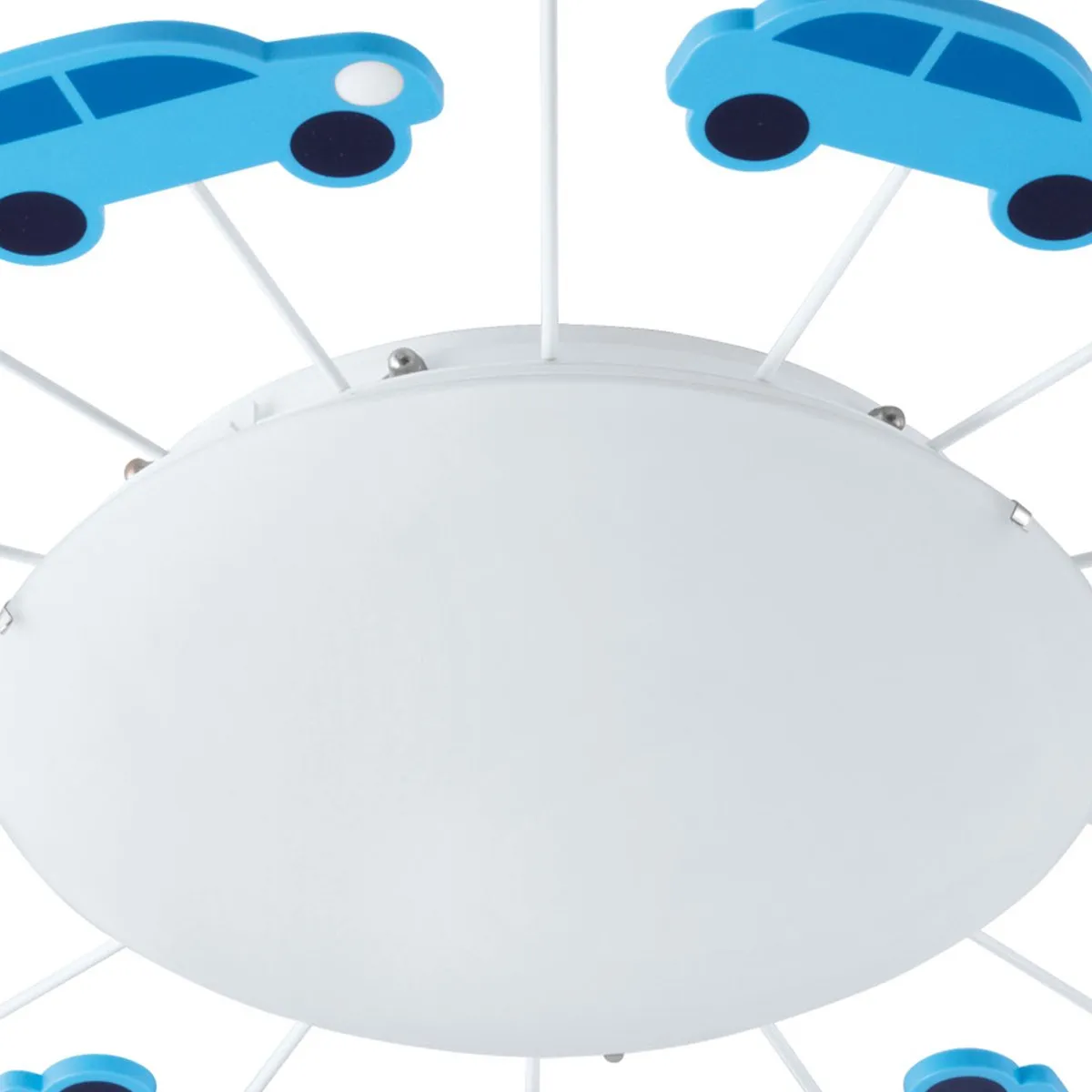 Eglo Viki 1 Plafondlamp E27 Ø63cm - Blauw/Wit