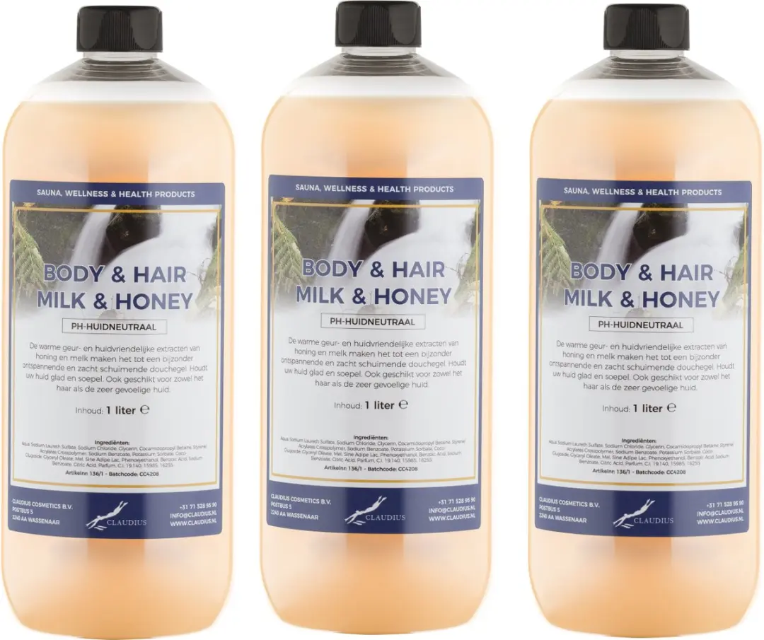 Splashbox Cosmetics Body & Hair Milk & Honey 1L