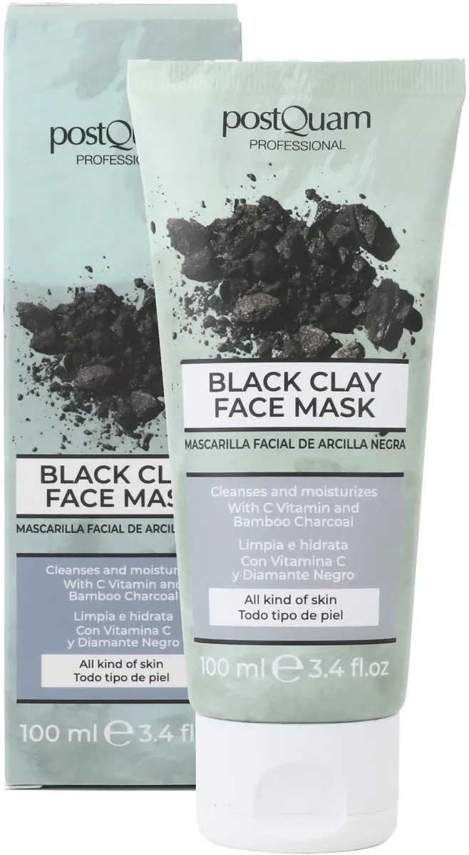 Postquam Skin Care Detox Zwarte Klei Masker 100ml