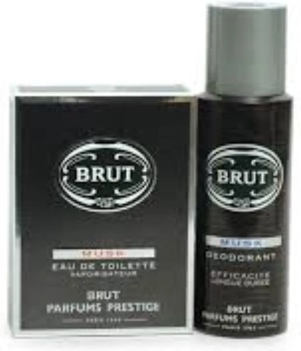Brut Musk Eau de Toilette & Deodorant Spray - 200ml (2x100ml)