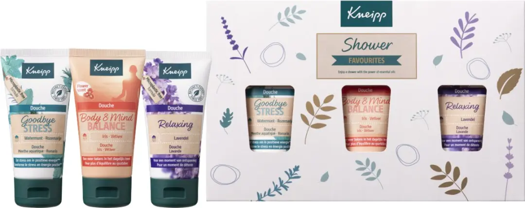 Kneipp Geschenkset Shower Favourites 200ml (4x50ml)