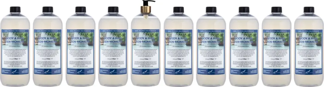 Splashbox Cosmetics Body & Hair Zen Moment 1L - 10 Stuks