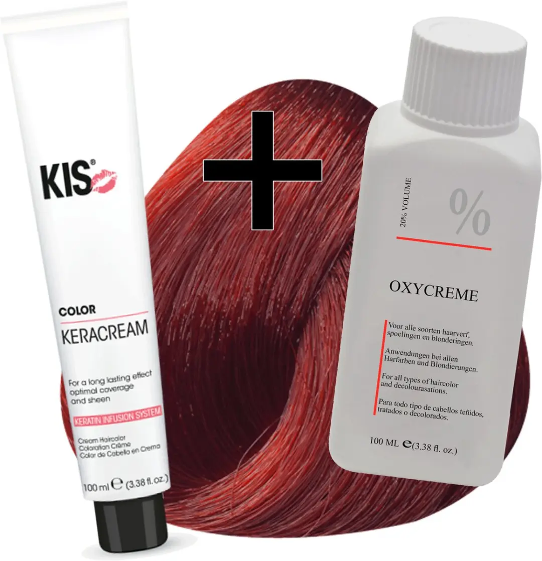 KIS Haarverfset 7R Licht Rood 100ml