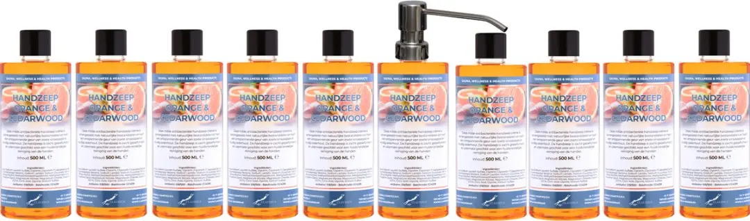 Splashbox Cosmetics Handzeep Sweet Orange & Cedarwood 500ml