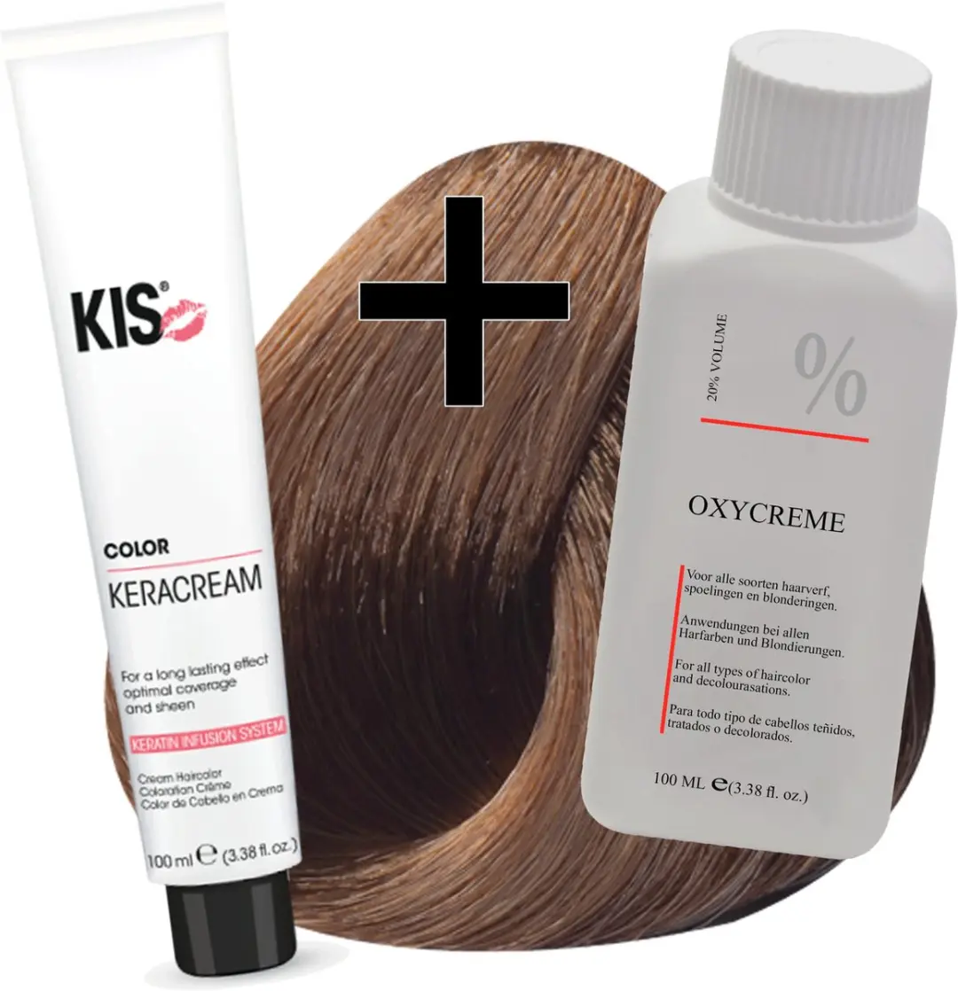 KIS Haarverfset 6T Middel Tabak 100ml