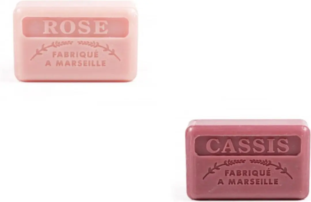 Savon de Marseille Zeep Set Casis & Rose 2x125g