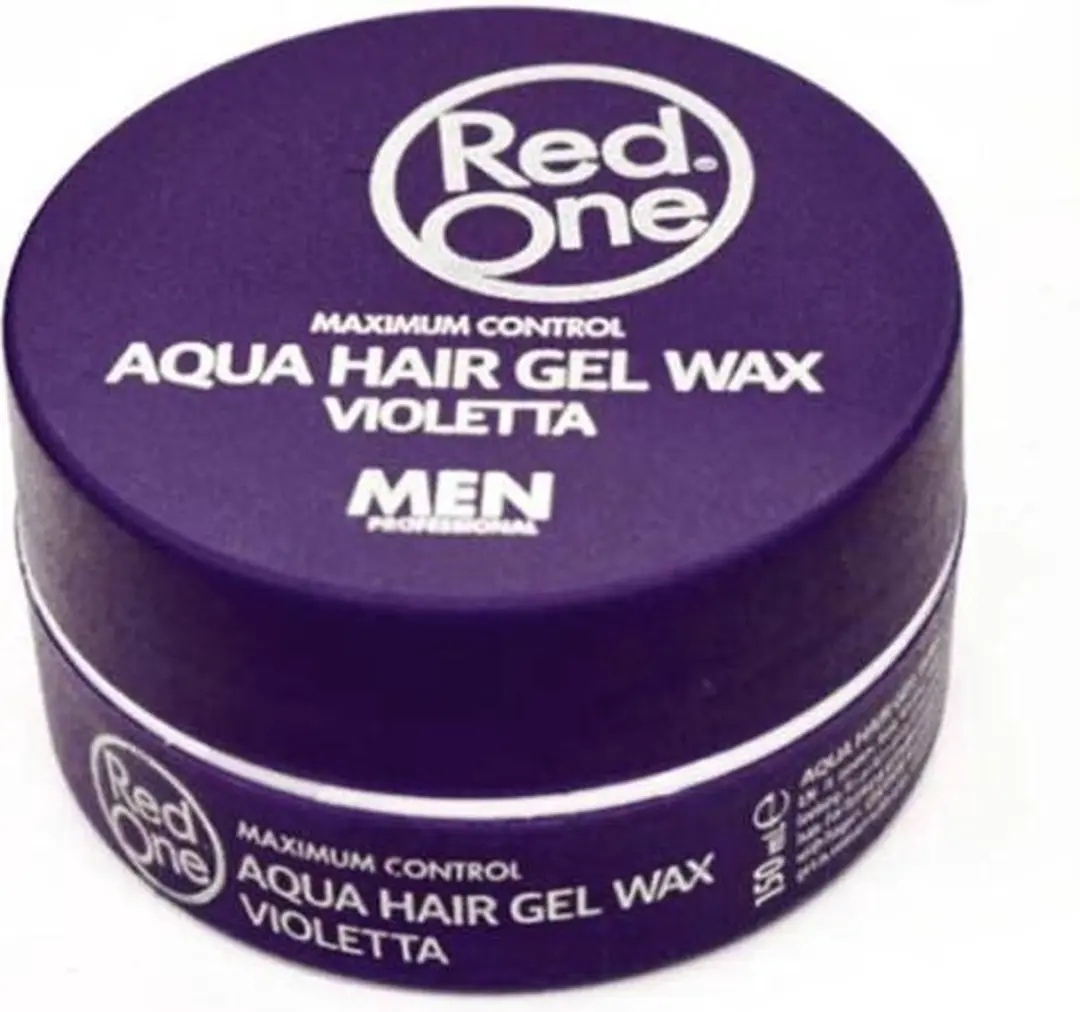 Red One Aqua Hair Gel Wax Quicksilver 150ml - 2700ml (18x150ml)