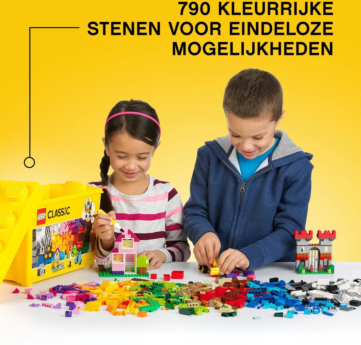 LEGO Classic Creatieve Grote Opbergdoos 10698 - 790 Stukken - Multikleur