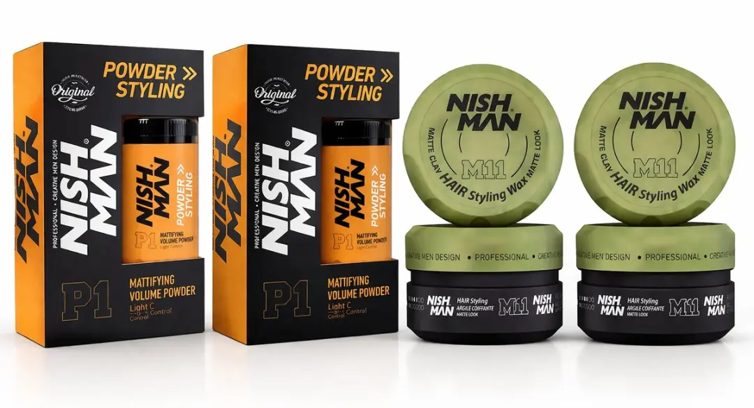 Nishman P1 Powder + M11 Matte Wax Set