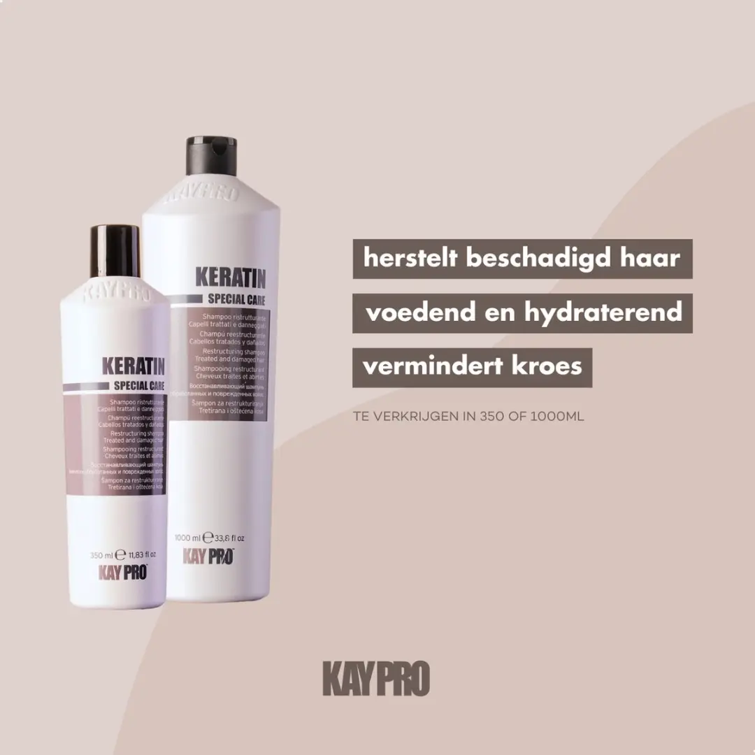 KayPro Keratine Shampoo 350ml - Droog/Beschadigd Haar