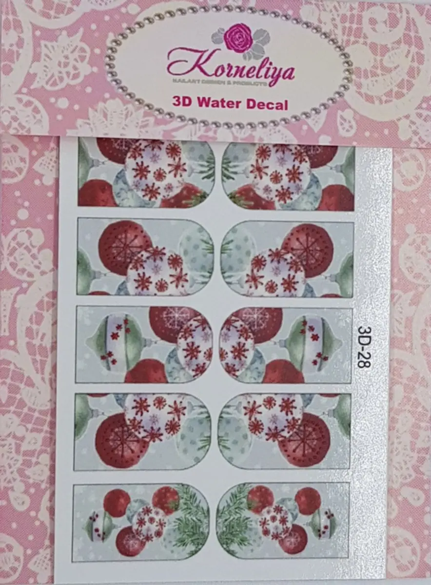 Korneliya 3D Waterdecal 028