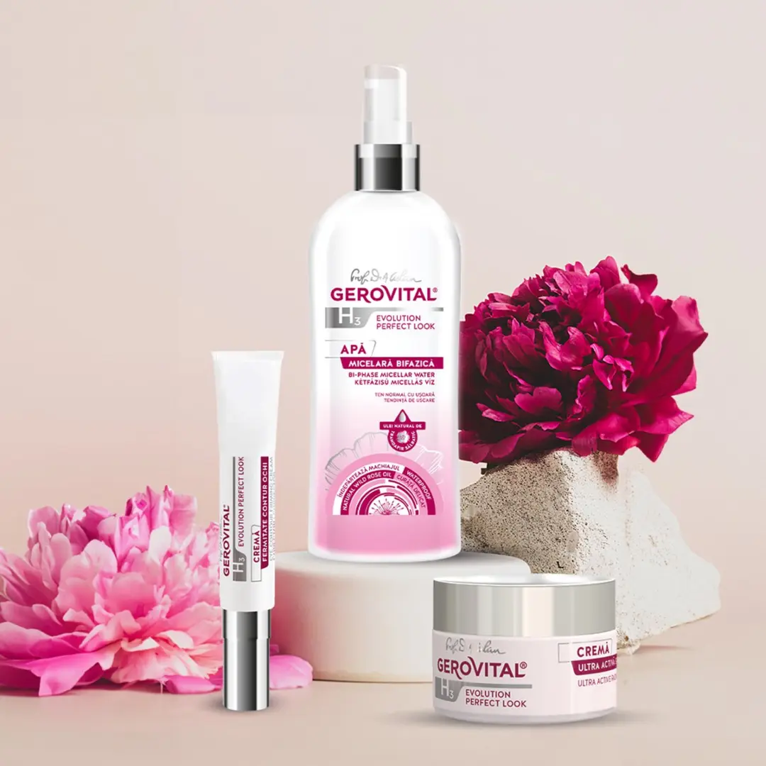 Gerovital GIFTSET Huidverzorging - Dagcrème Hyaluronzuur & Wilde Rozenolie - 2 Stuks - afbeelding 6 van 6