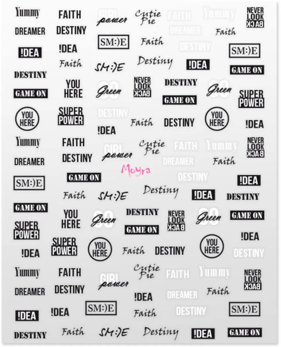 Moyra Matrica Sticker No.09